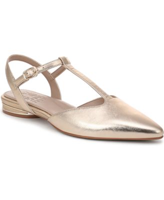 Champagne Metallic Leather