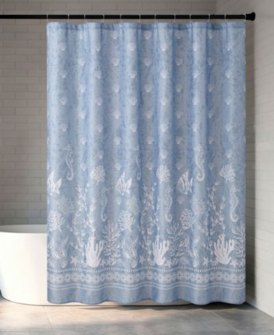 Creative Home Ideas Fabric Bathroom Shower Curtain, 70" x 72"