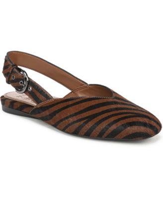 Brown Zebra Print Calf Hair