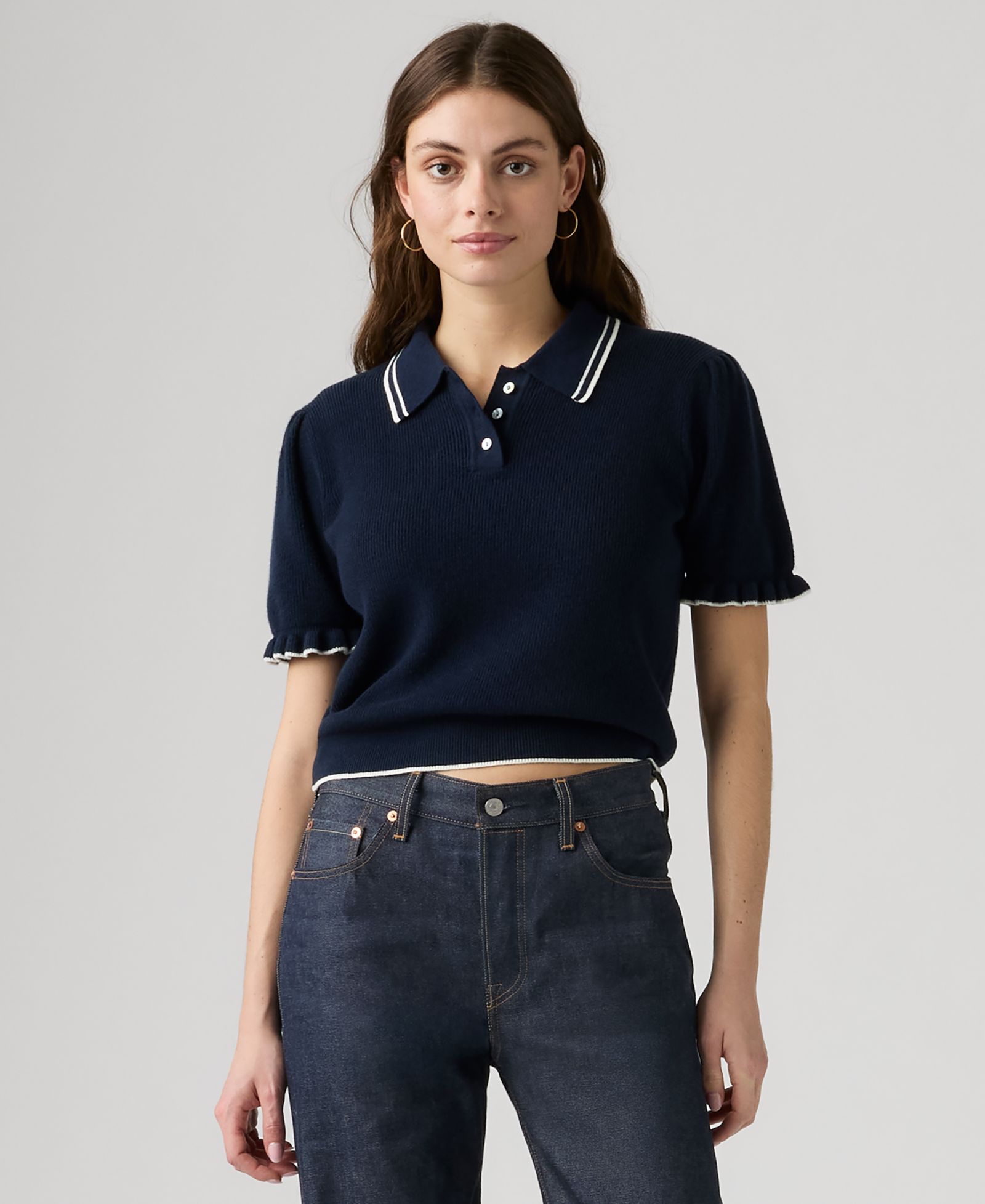 Levi's® Premium Women's Short-Sleeve Pull-On Polo Shirt