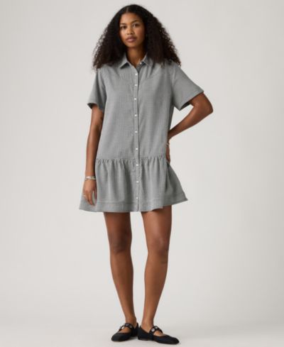 Levi's Женское мини-платье с коротким рукавом