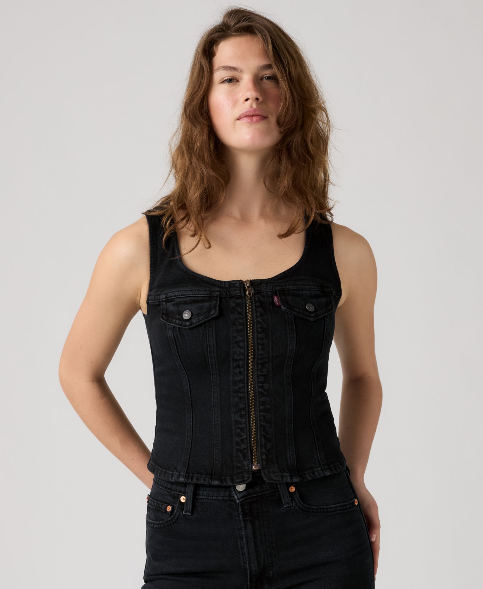 Levi's® Premium Women's Vintage-Like Front-Zip Vest