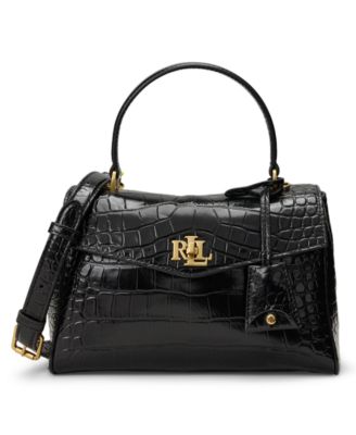 Маленькая мягкая сумка-сатчел Lauren Ralph Lauren Farrah Embossed