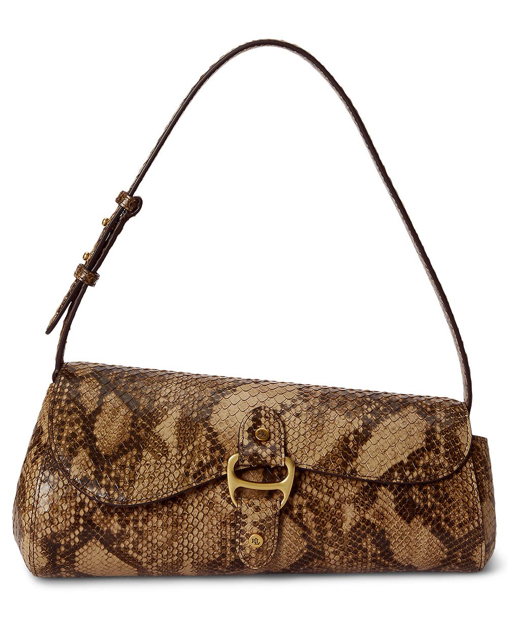 Lauren Ralph Lauren Tasha кожаная сумка через плечо Small
