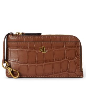Lauren Ralph Lauren кожаный кошелек для карт L-Zip