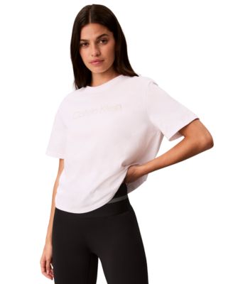 Calvin Klein Performance Women's Double Logo High Hip T-Shirt