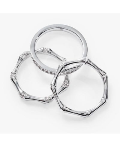 Alex and Ani Bamboo Trio набор колец