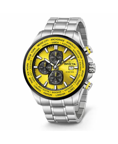 Invicta Men's 50503 Aviator Quartz VD57 Dial Watch