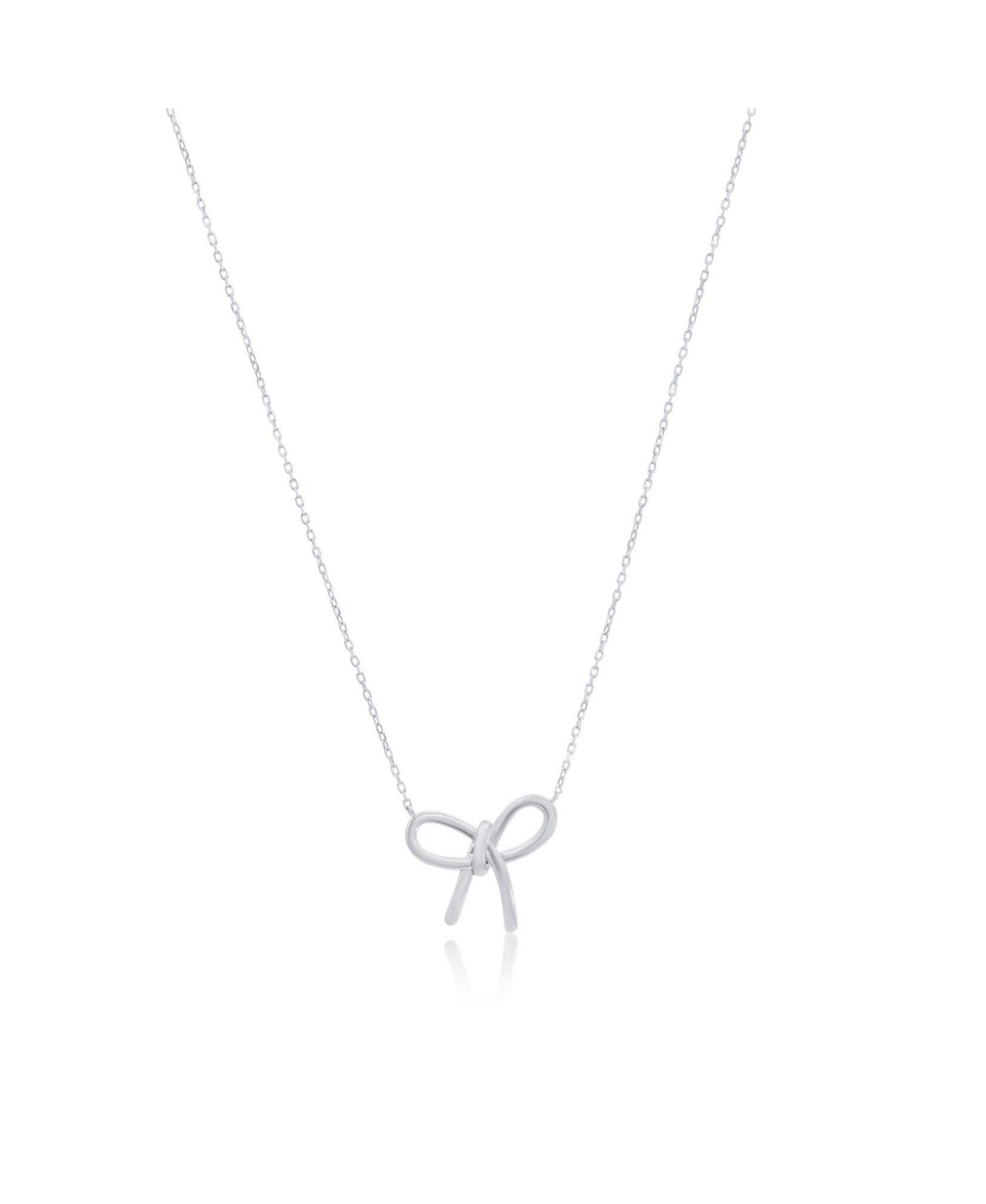 Ожерелье The Lovery Loopy Bow Sterling Silver