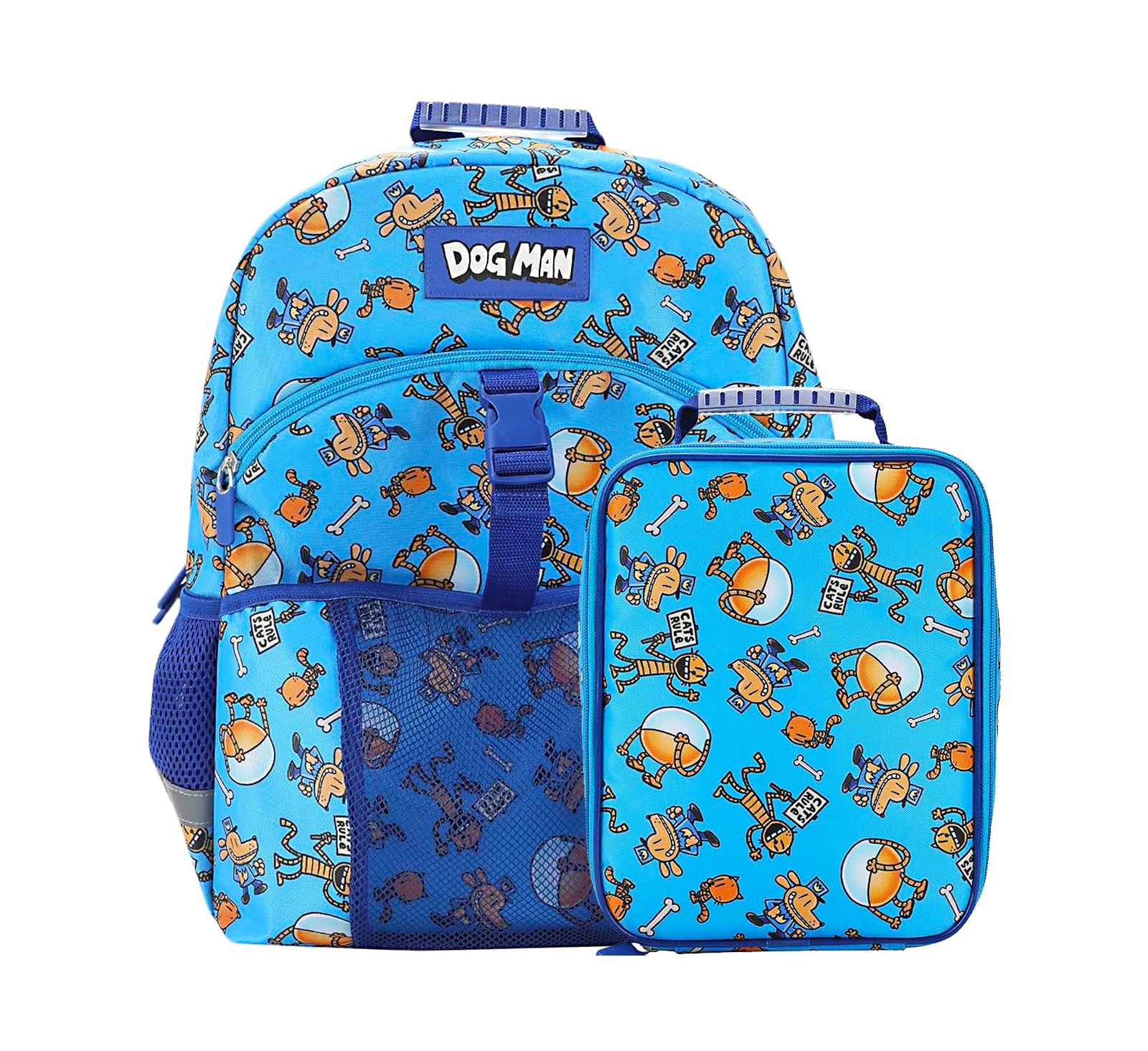 Dog Man Backpack Lunch 2-Piece
