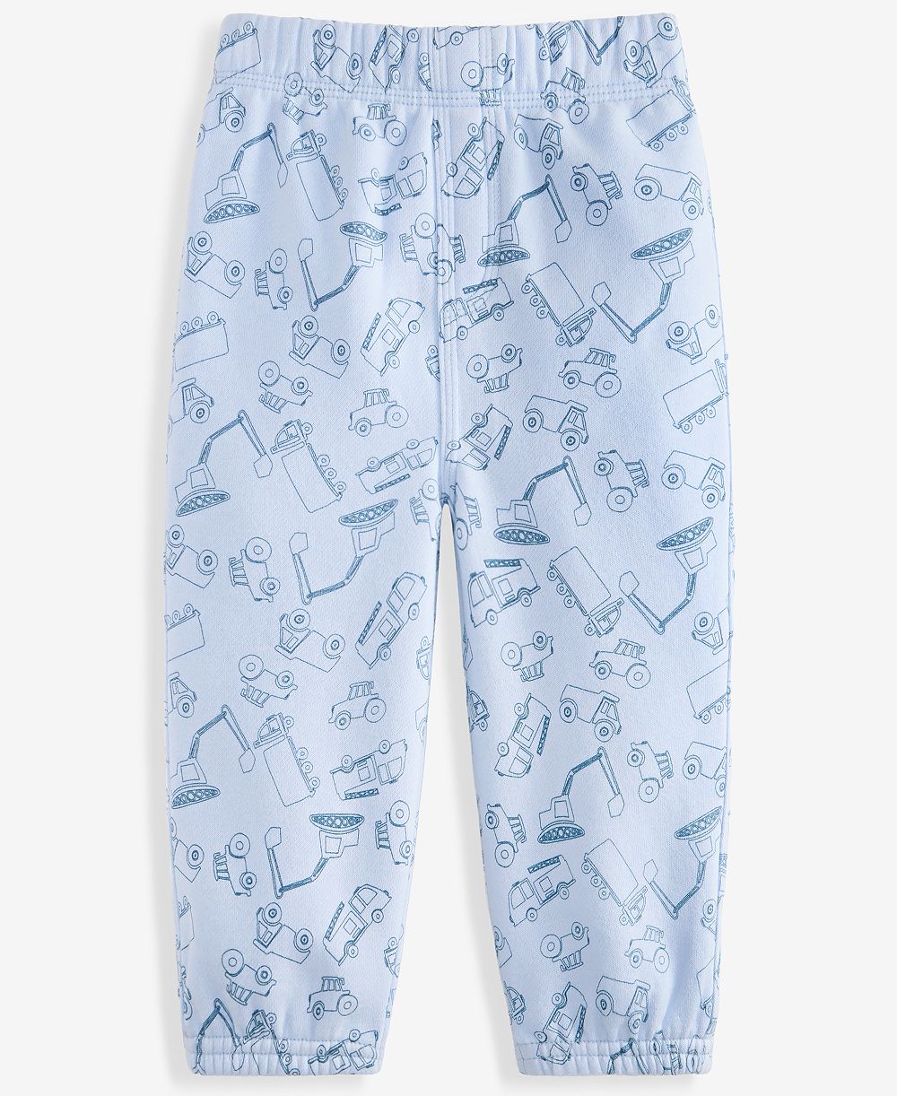 First Impressions Toddler Boys' 2T-4T Elasticized  Construction Printed Joggers