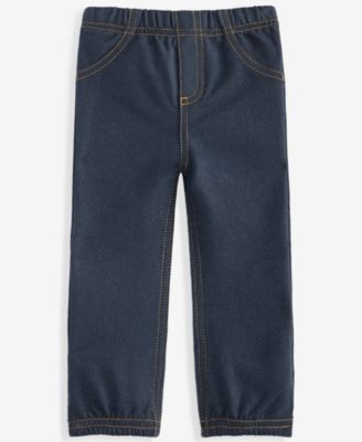 First Impressions Toddler Boys' 2T-4T Mix & Match Knit Denim Jogger Pants, Macy's Exclusive