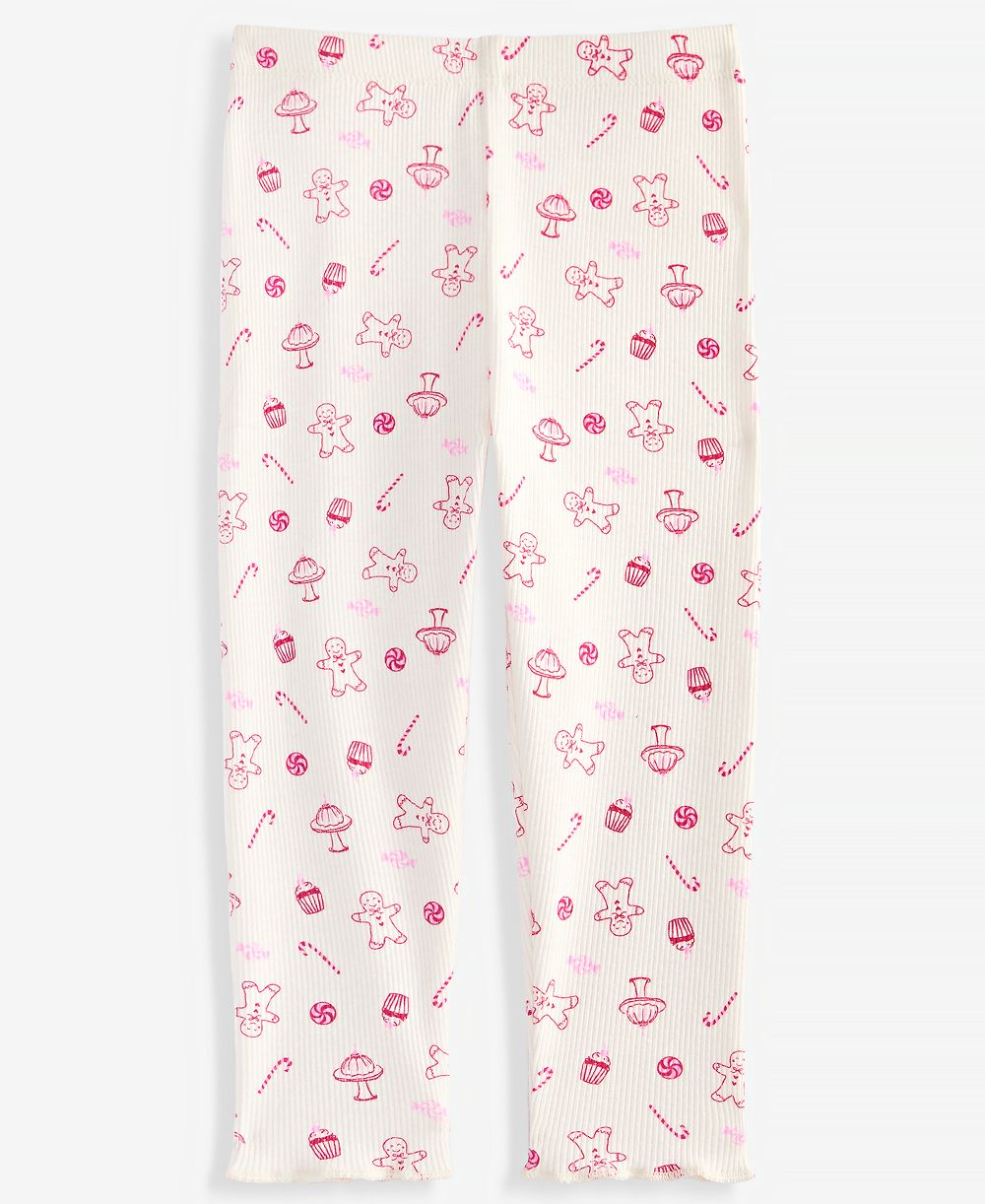 First Impressions Toddler Girls' 2T-4T Little Treats Ribbed Leggings