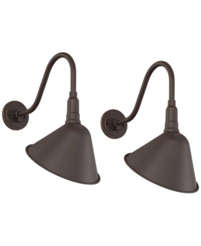 Набор уличных настенных светильников Franklin Iron Works Neihart Rustic Farmhouse, 2 шт
