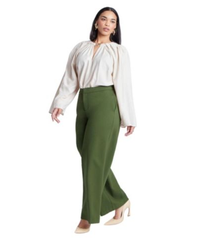 Женские широкие брюки ELOQUII Tall The Ultimate Stretch Wide Leg Pant