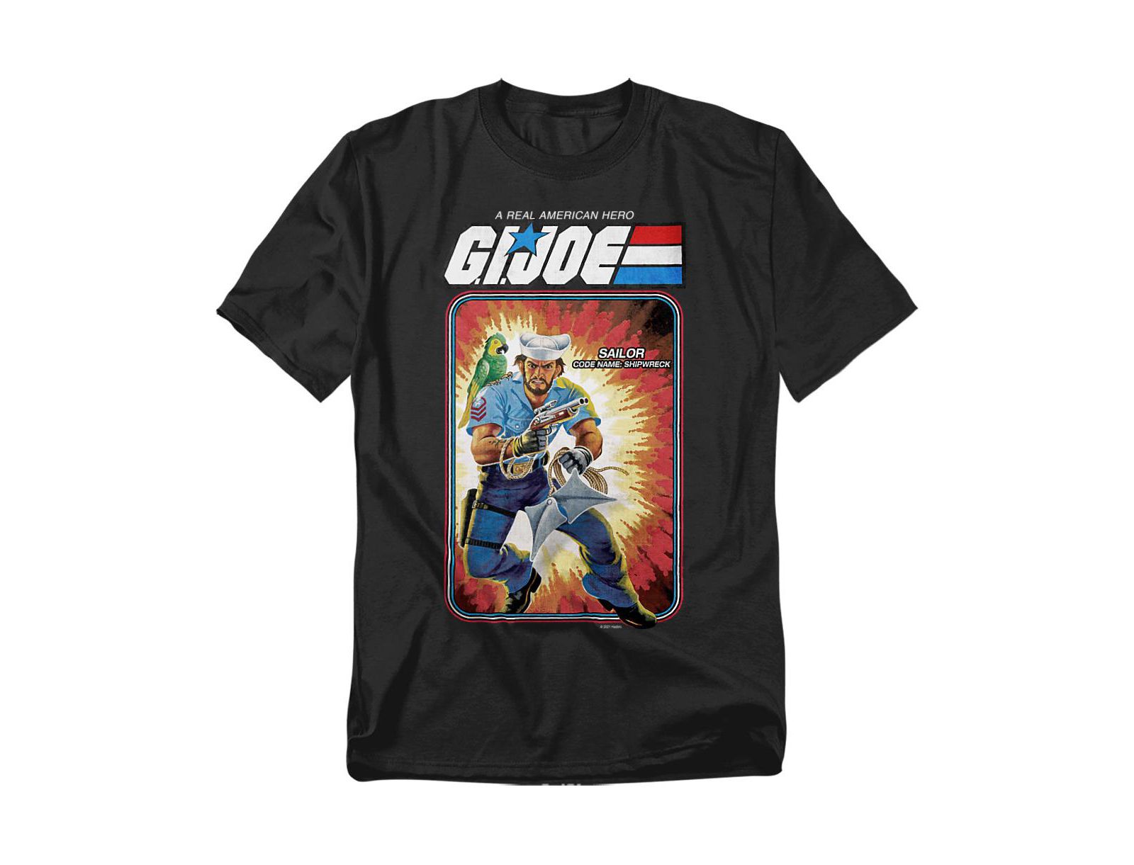 Мужская футболка Hasbro+ G.I. Joe Shipwreck Card