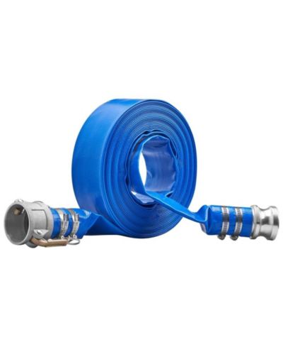 SUGIFT 2 Inches x 50 Feet Pool Drain Hose, Backwash Hose Clamps Included