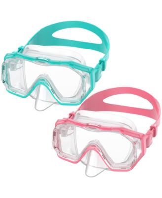 Transparent lake green pink
