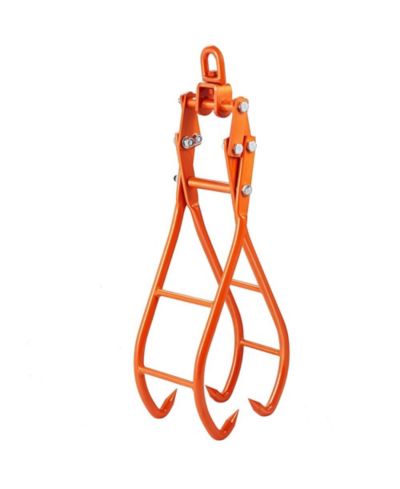 SUGIFT 36 in Timber Claw Hook 4 Claw Log Grapple for Logging and Skidding