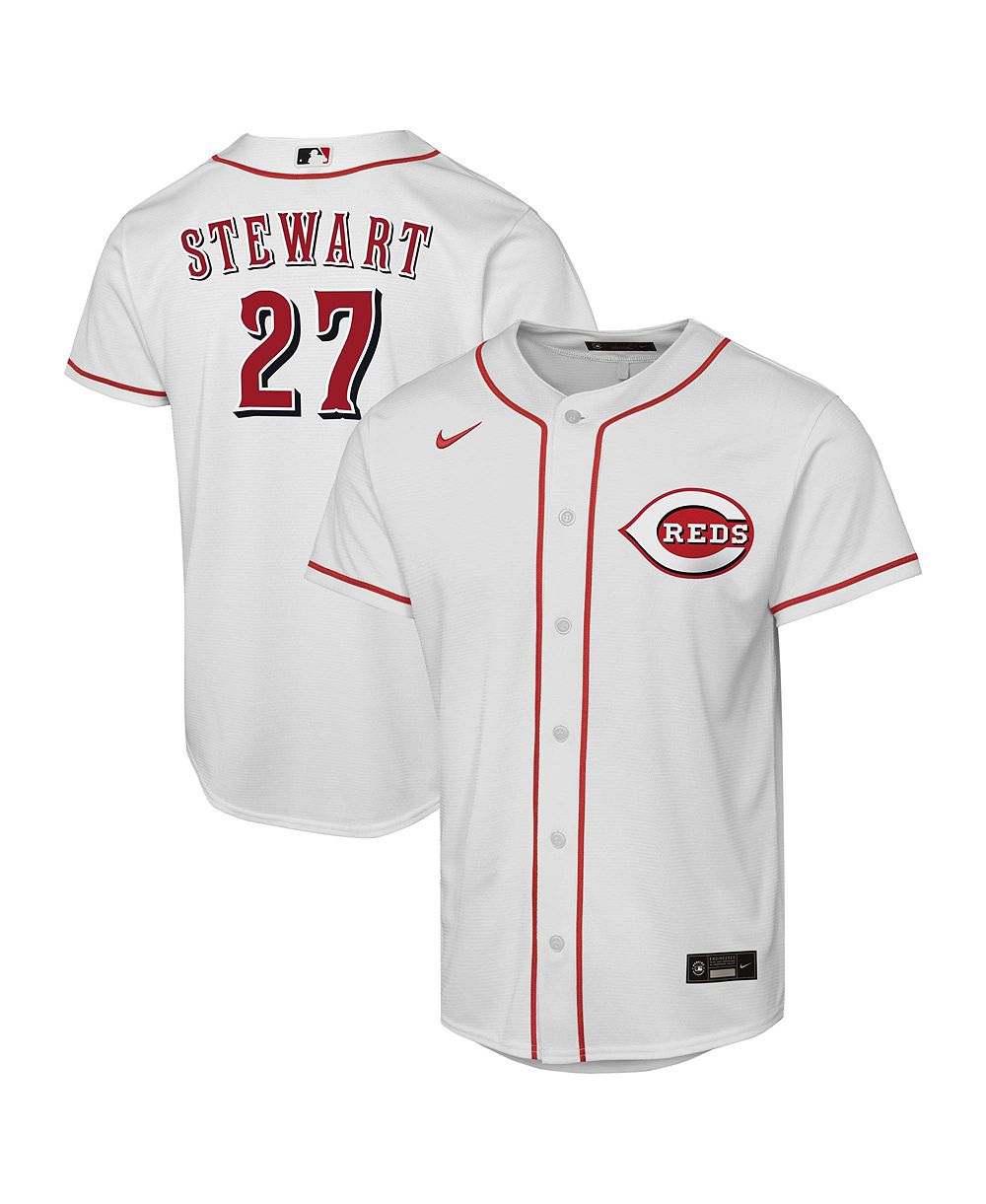 Детская игровая джерси Nike Sal Stewart Cincinnati Reds Home Replica White