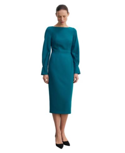 Женское платье The Fold Aubrey Sculpt Crepe