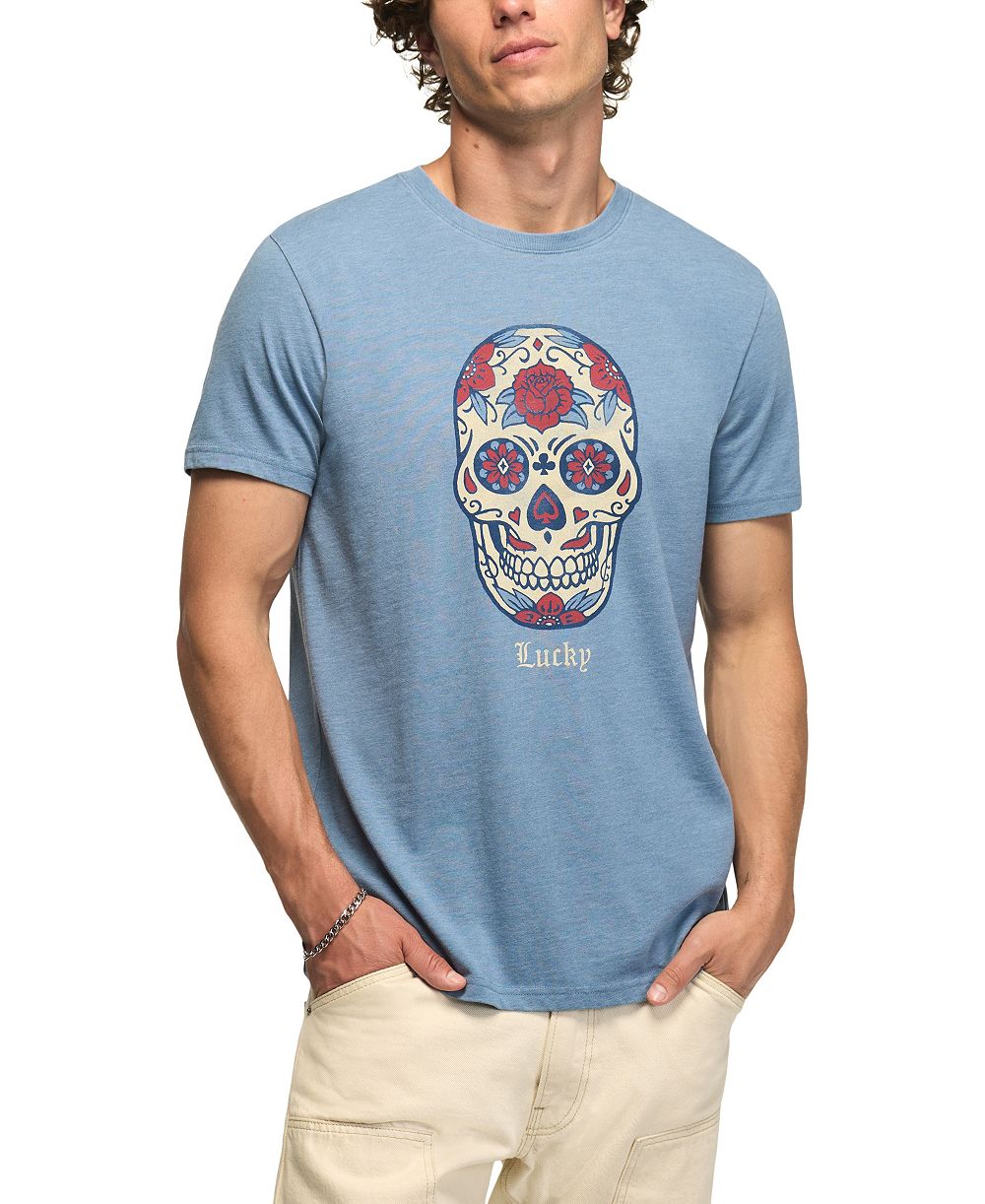 Lucky Brand Men's Sugar Skull T-Shirt