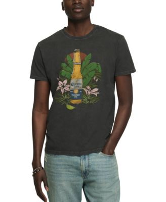 Lucky Brand Мужская футболка с принтом Corona Tropical
