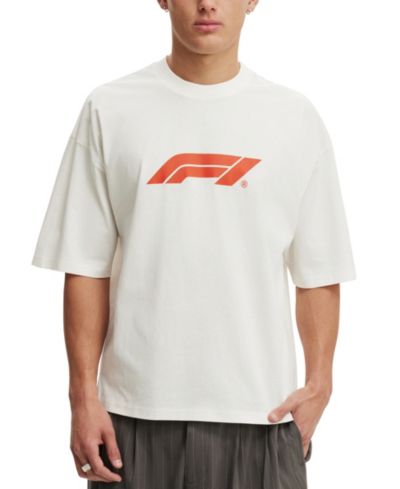 COTTON ON Men's Cropped Modern-Fit License T-Shirt