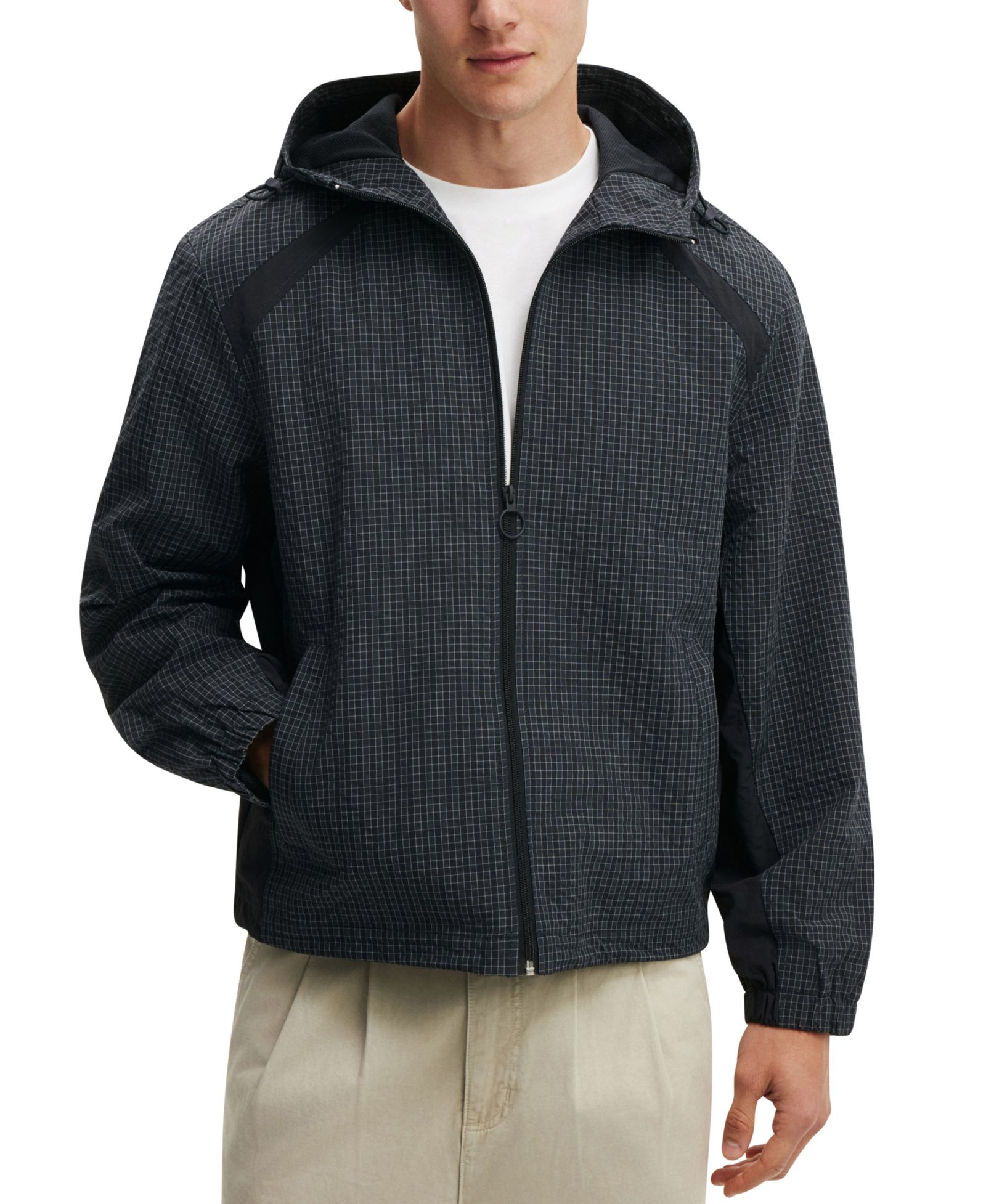 COTTON ON Men's Hooded Spray Long-Sleeve Jacket