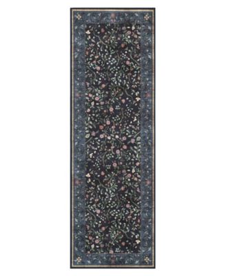 Hunter Eleanor Ковровая дорожка Chenille Washable Non-Slip Printed 72" x 24"
