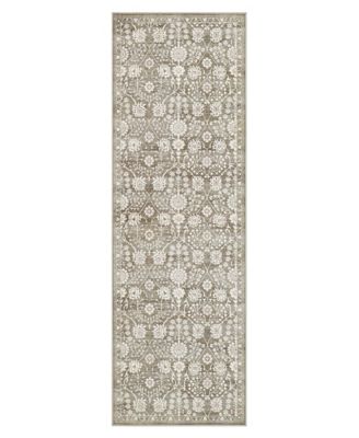 Hunter Florence Washable Non-Slip Printed Chenille Runner Rug, 72" x 24"