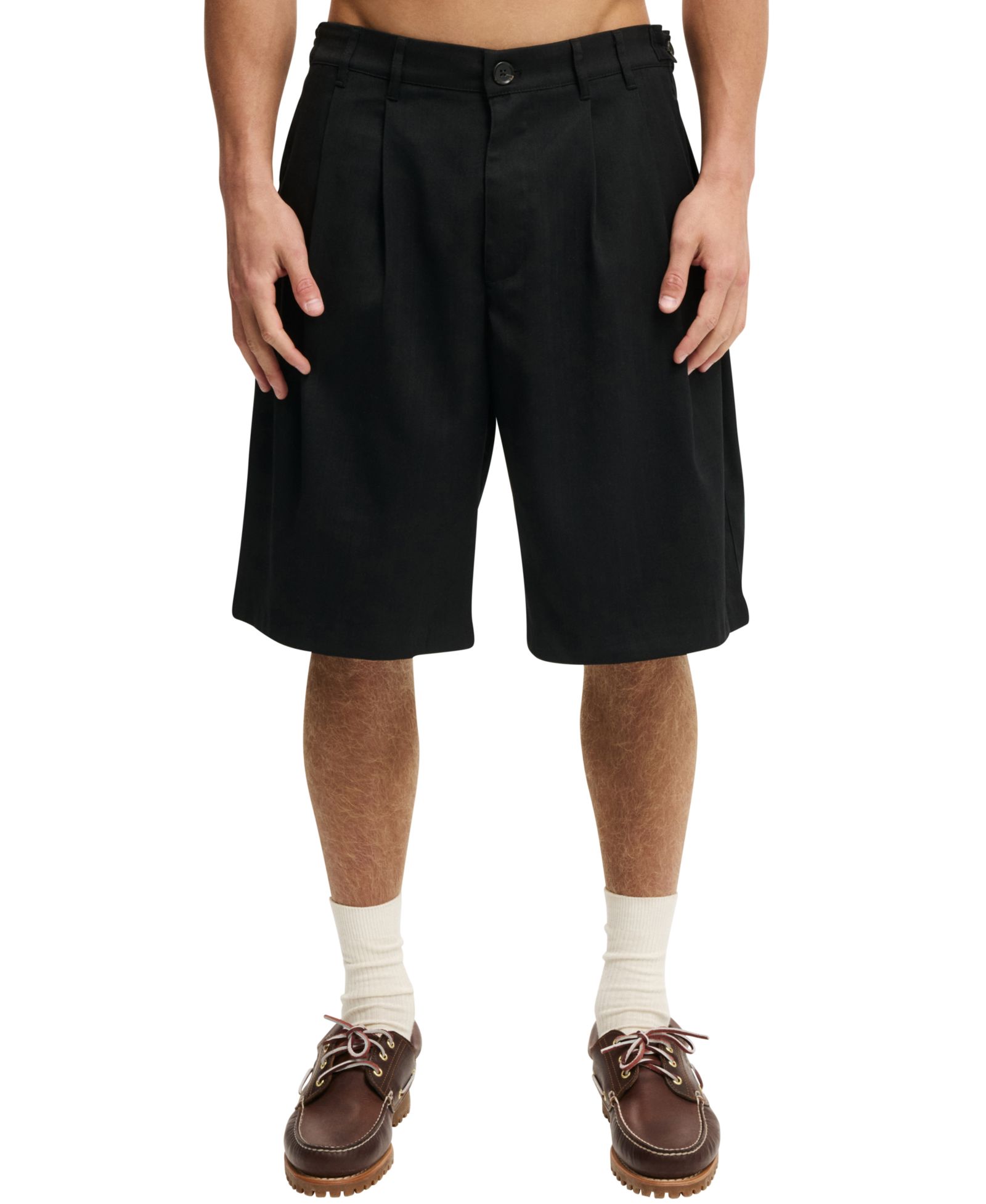COTTON ON Men's 9" Super Baggy Pleated Shorts