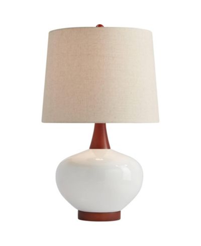 Современная настольная лампа 360 Lighting с USB-портом, Ivory Ceramic