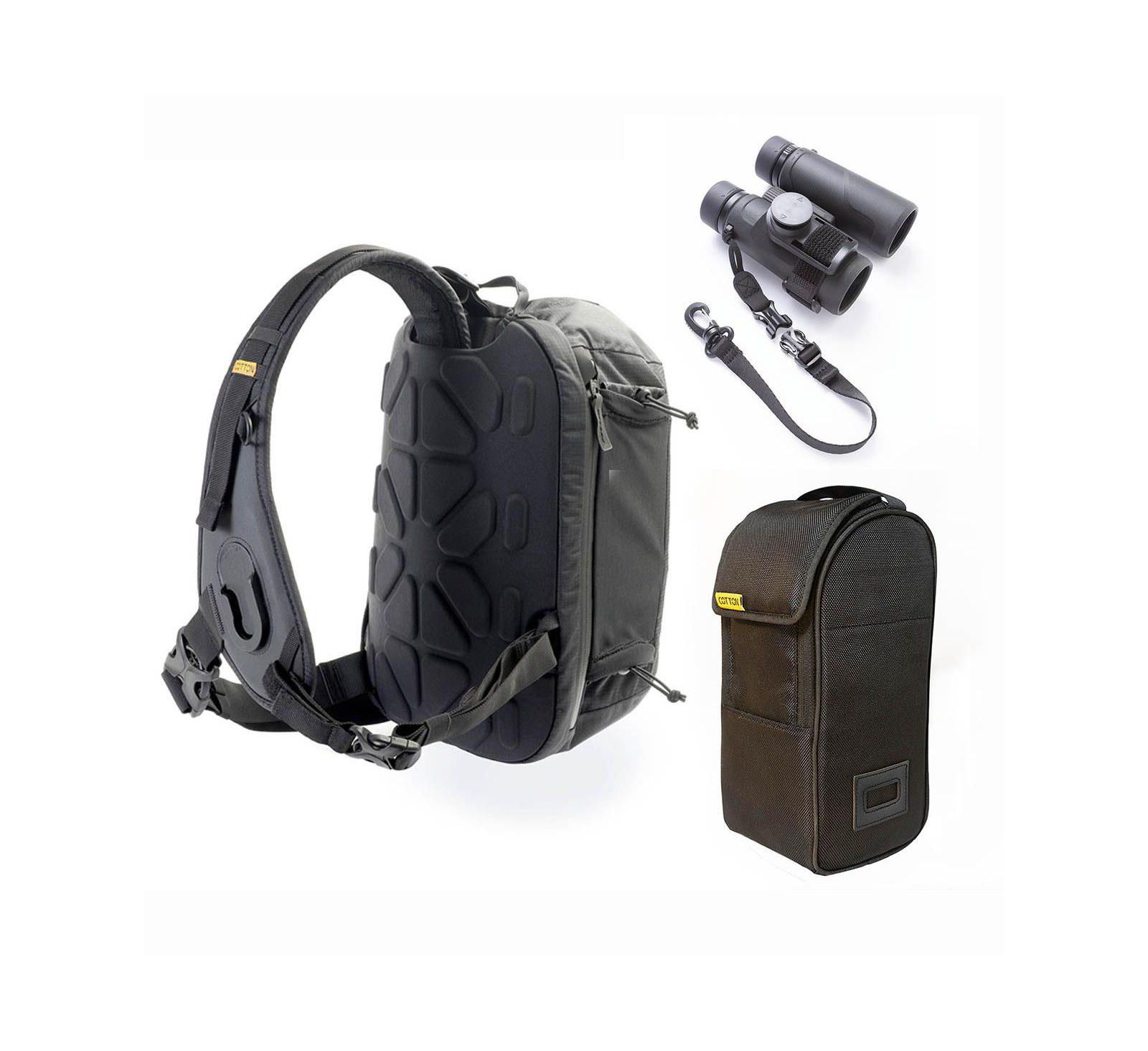 Cotton Carrier Hyker 12L Sling Bag with Lens Bag Insert for Binoculars