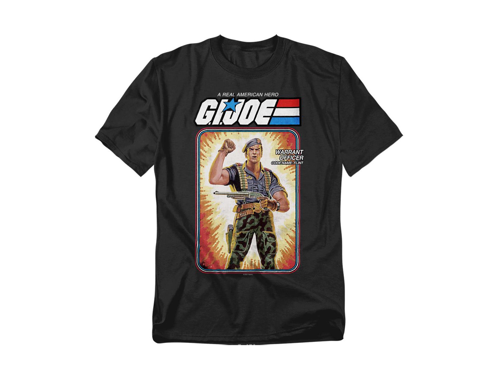 Logovision Мужская футболка G.I. Joe Flint Card