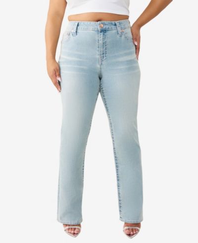 Джинсы True Religion Plus Size Billie Mid-Rise Straight Big T