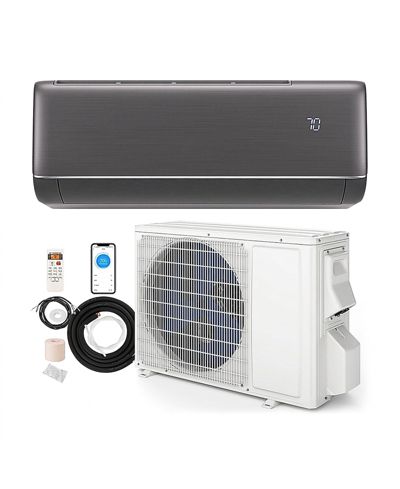 VEBREDA Мини-сплит кондиционер WiFi 12000 BTU 22 Seer2 115V совместимый с Alexa