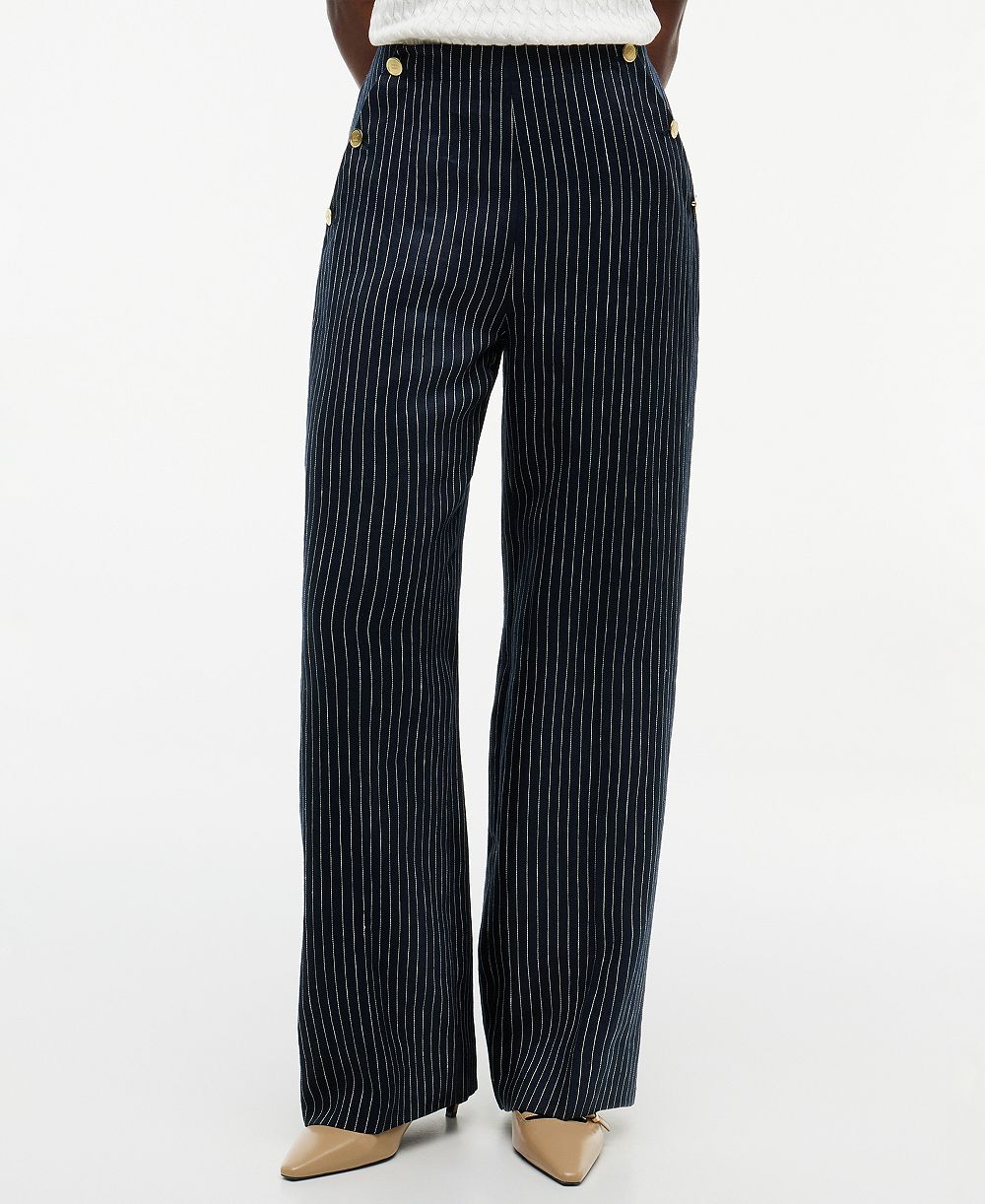 Женские брюки Tommy Hilfiger Nautical Stripe High-Rise Wide-Leg