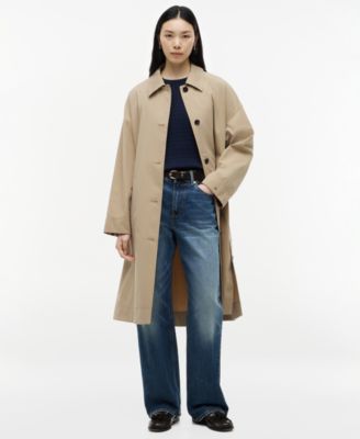 Tommy Hilfiger Women's Cotton Button-Front Coat