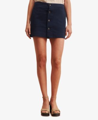 Sanctuary Women's Button-Front Mini Skirt