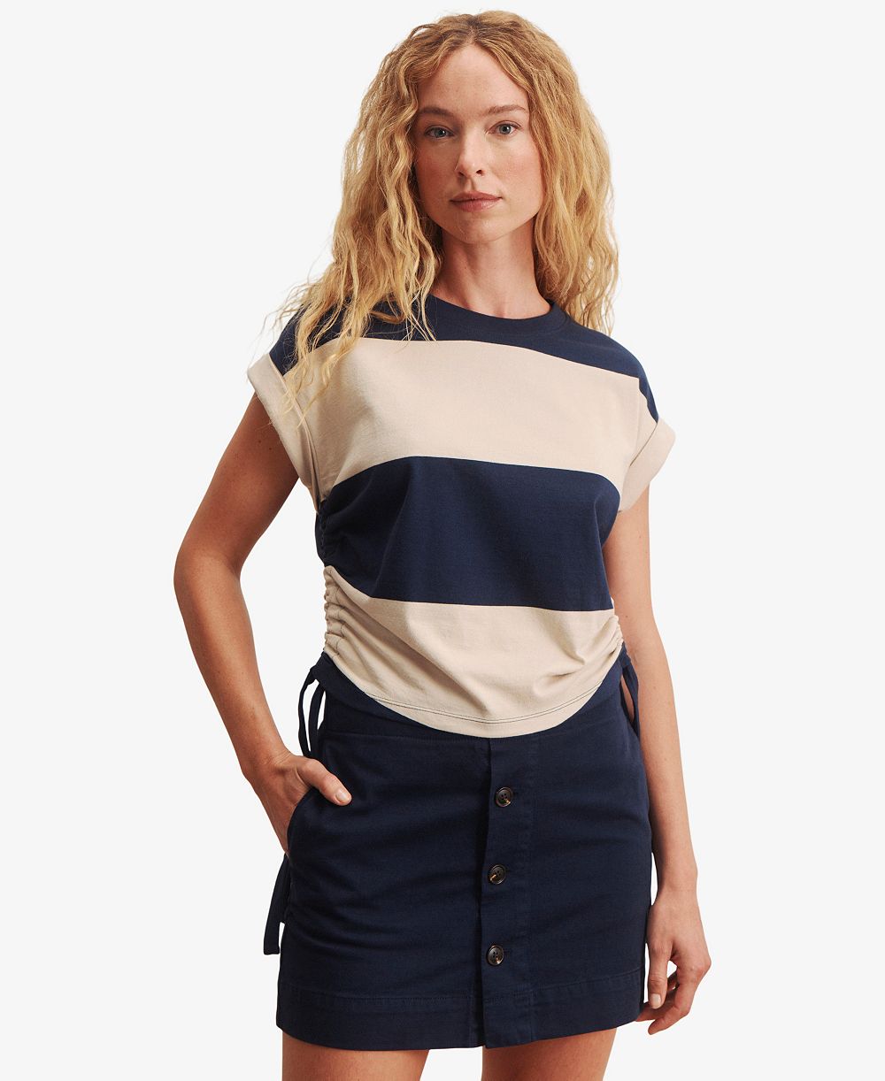 Sanctuary Women's Ruched Crewneck T-Shirt