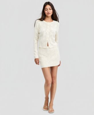 And Now This Women's Crocheted Mini Skirt, Macy's Exclusive