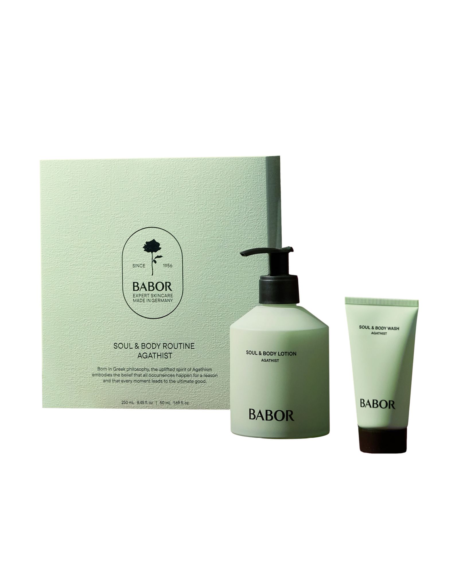BABOR 2-Piece Soul & Body Grounding Routine Body Lotion and Shower Gel Gift Set