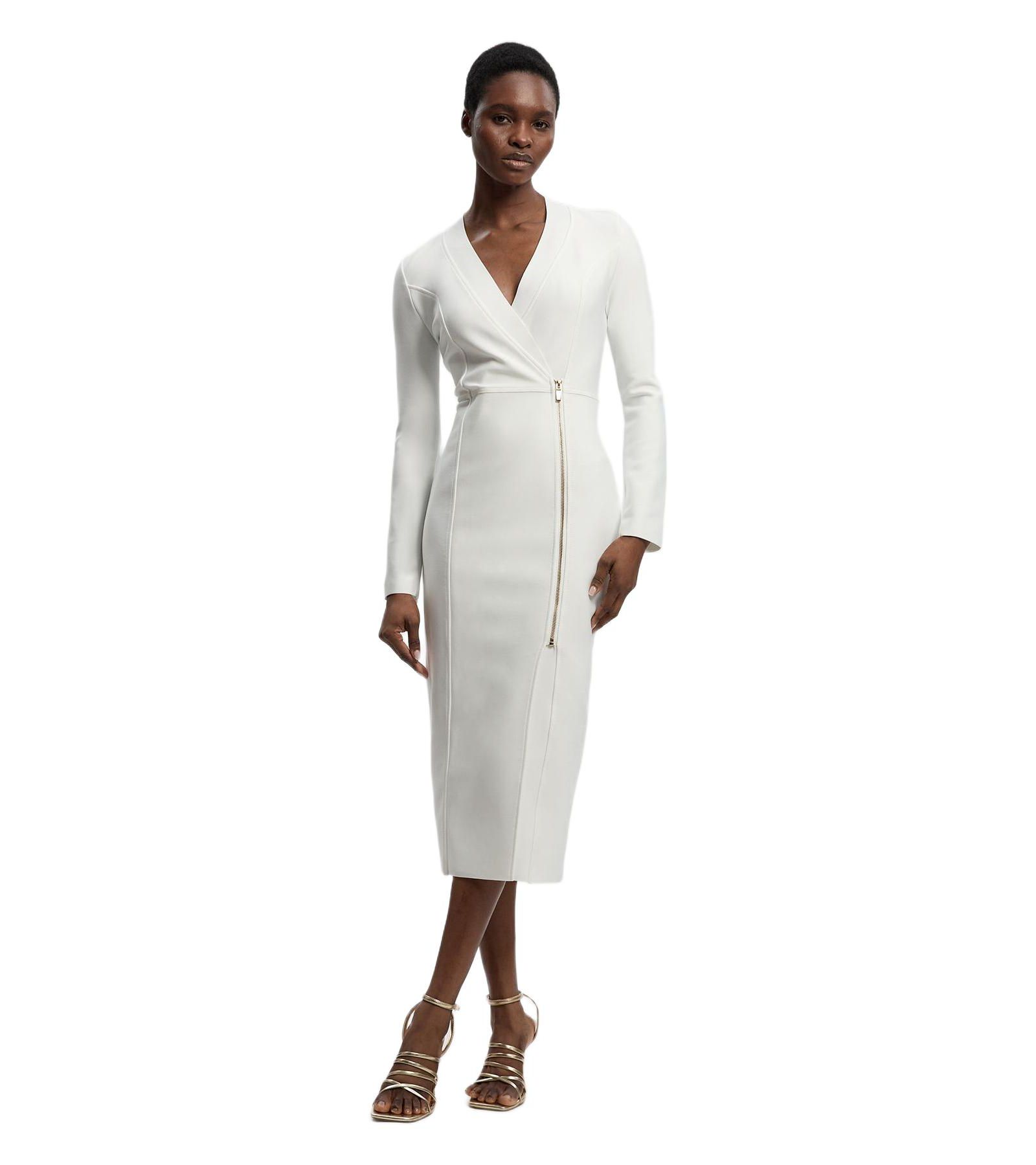 Женское миди платье Bandage с молнией Karen Millen
