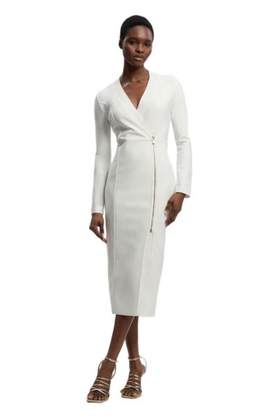 Женское миди платье Bandage с молнией Karen Millen