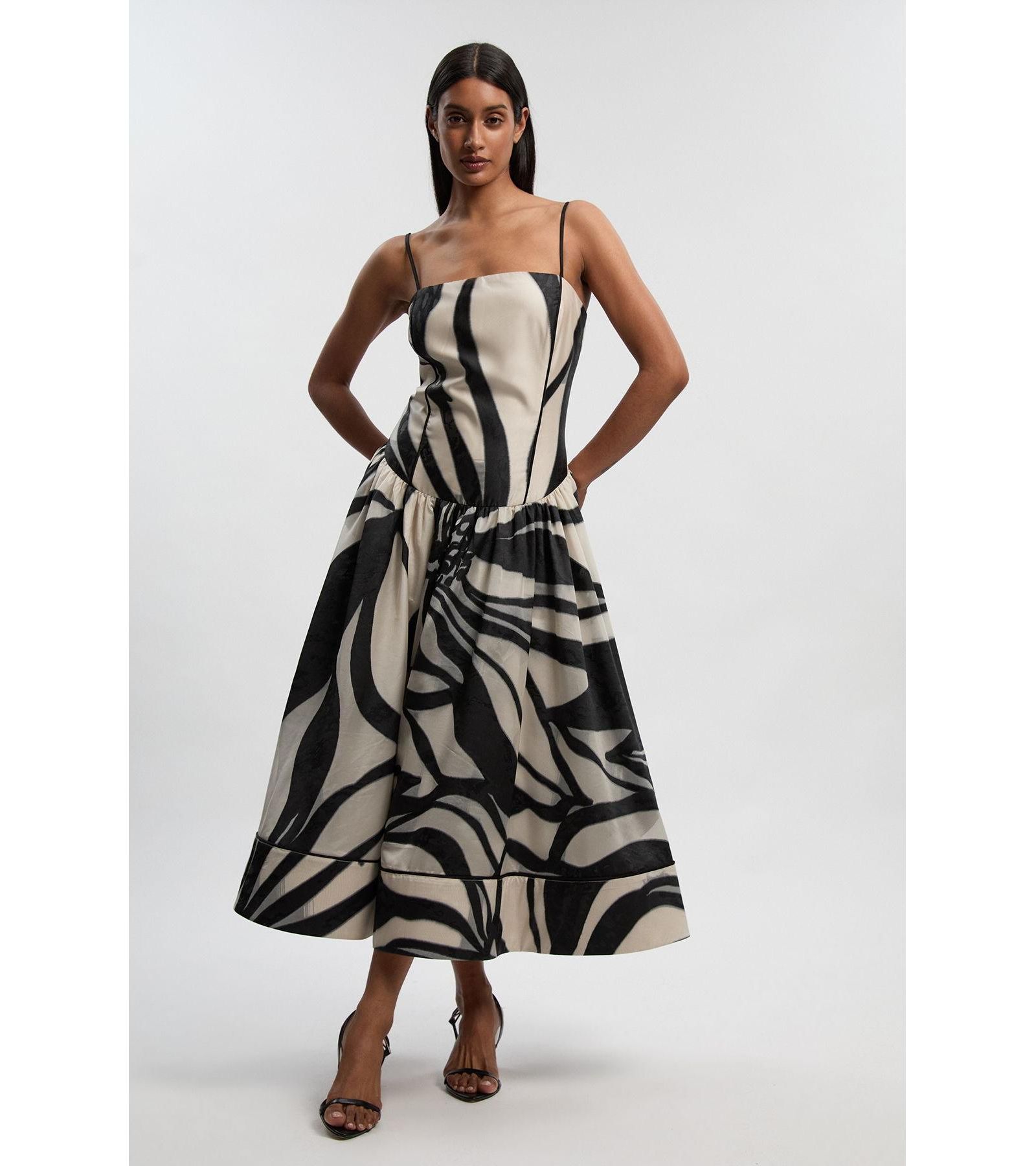 Женское вечернее платье Karen Millen Floral Jacquard