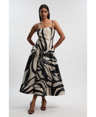 Женское вечернее платье Karen Millen Floral Jacquard
