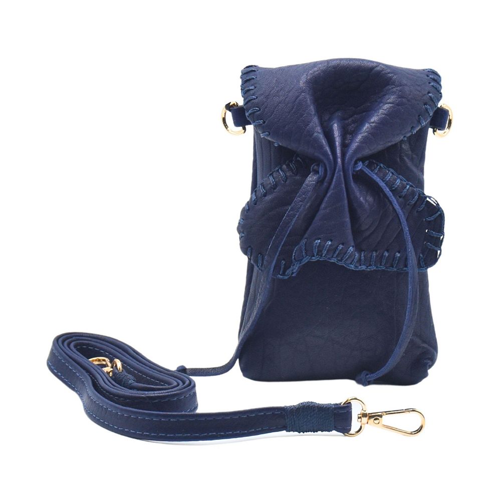 CARLOS FALCHI Cell Phone Butterfly Lambskin Leather  Bag
