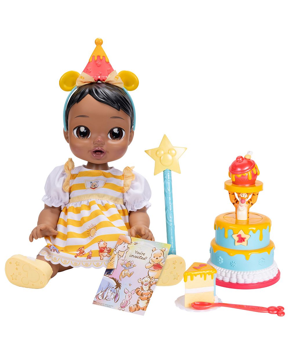 Disney Darlings Winnie the Pooh 13" Interactive Birthday Baby Doll