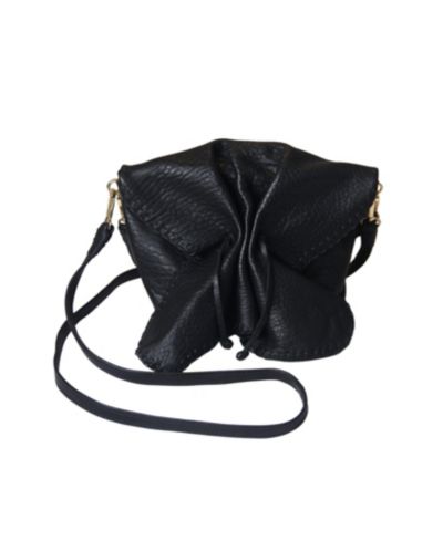 Сумка CARLOS FALCHI Medium Butterfly Lambskin Bag из ягнячьей кожи